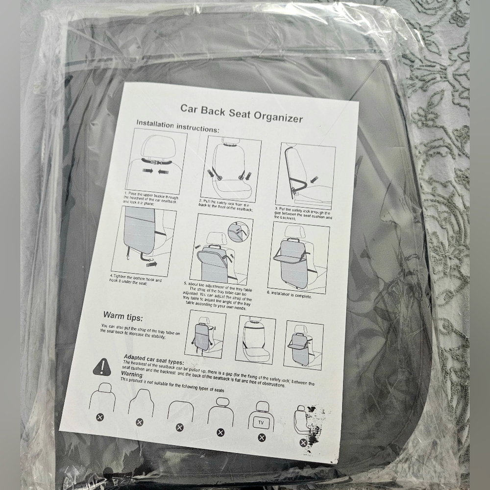 Car Back Seat Organizer